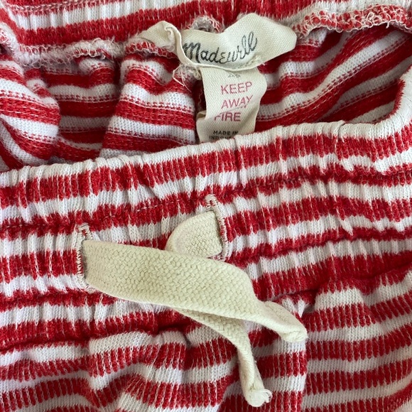 Madewell Saunter Dolphin Hem Pajama Shorts Sz XS - Picture 7 of 13